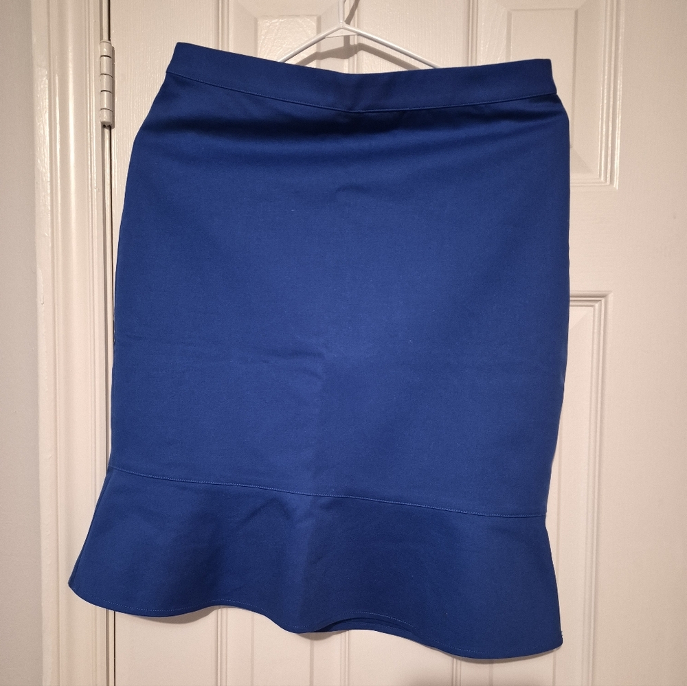 Club Monaco Blue Pencil Skirt